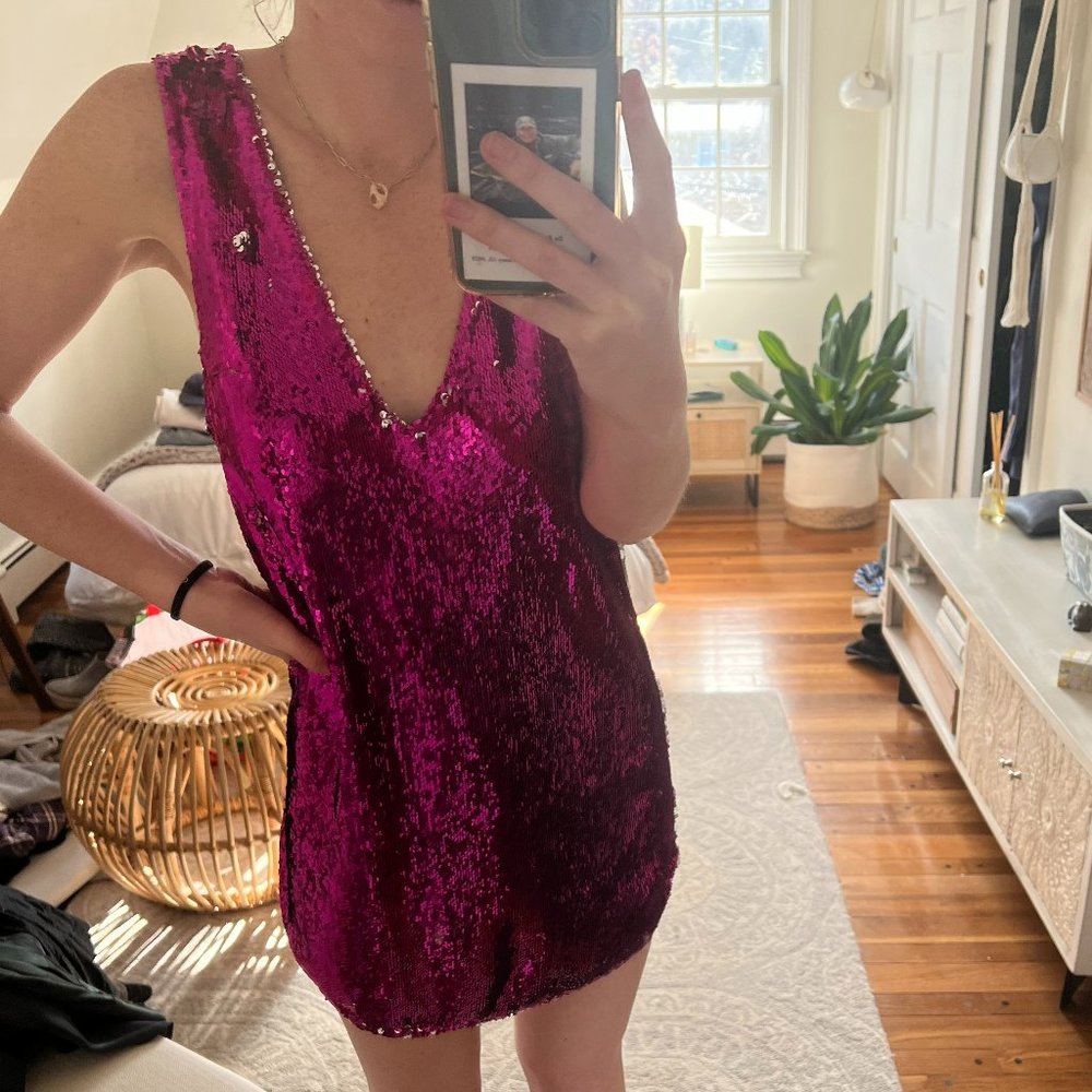 Free People Sequin Dress Size S